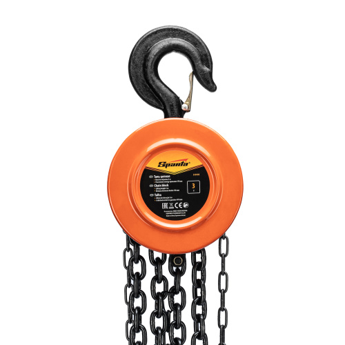 Таль цепная, 3 т, H подъема 3 м, расстояние между крюками 470 мм Sparta купить в Москве с доставкой по всей России | ProtosMarket.ru