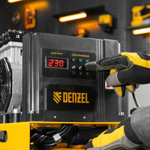 Компрессор безмасляный, малошумный DLS 3300/100, 3300 Вт,3x1100, 100 л, 570 л/мин ,блок управления Denzel купить в Москве с доставкой по всей России | ProtosMarket.ru