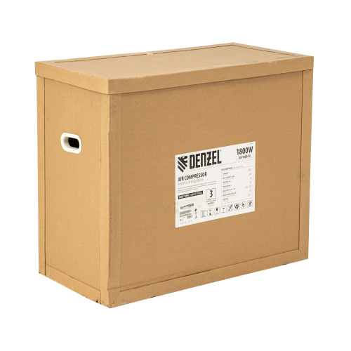 Компрессор воздушный прям. привод DCV1800/50, 1,8 кВт, 50 литров, 320 л/мин Denzel купить в Москве с доставкой по всей России | ProtosMarket.ru