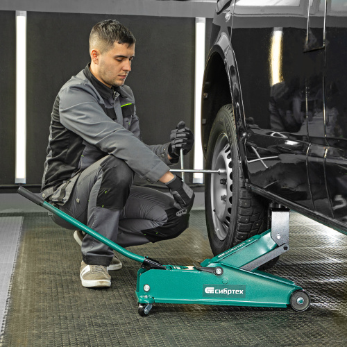 Домкрат гидравлический подкатной, 3 т, 192-532 мм, SUV Сибртех по ценам производителя в Казани с доставкой по всей России