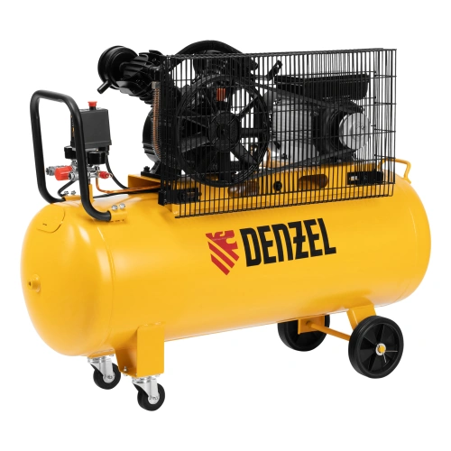 Компрессор воздушный BCV2200/100, ременный привод, 2.2 кВт, 100 литров, 370 л/мин Denzel по ценам производителя в Казани с доставкой по всей России