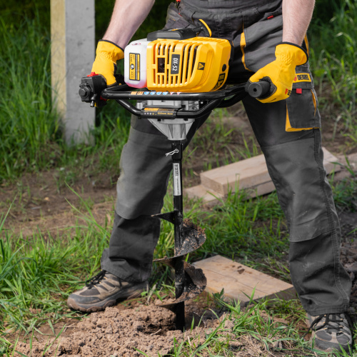 Шнек для грунта ER-150, диаметр 150 мм, длина 800 мм,соединение 20 мм, съемный нож Denzel купить в Москве с доставкой по всей России | ProtosMarket.ru