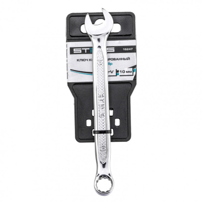 Ключ комбинированный, 10 мм, CrV, антислип Stels по ценам производителя в Казани с доставкой по всей России