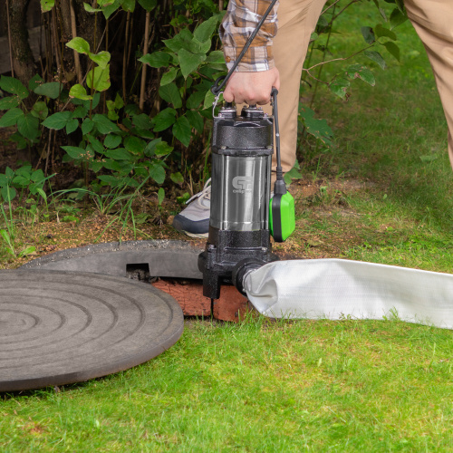 Фекальный насос СФН1100-Н, 1100 Вт, напор 10 м, 18000 л/ч, нож Сибртех купить в Москве с доставкой по всей России | ProtosMarket.ru