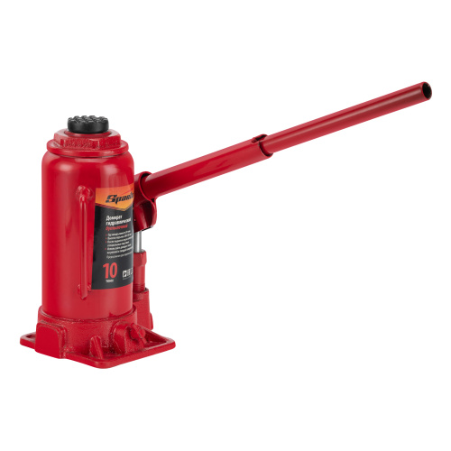 Домкрат гидравлический бутылочный, 10 т, h подъема 200-385 мм Sparta купить в Москве с доставкой по всей России | ProtosMarket.ru