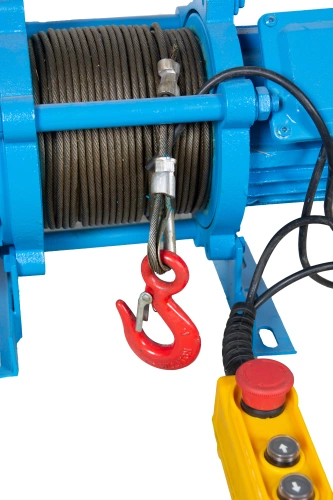 Лебедка электрическая  300 кг  30 м с канатом 380 В TOR KCD (N) по ценам производителя в Казани с доставкой по всей России