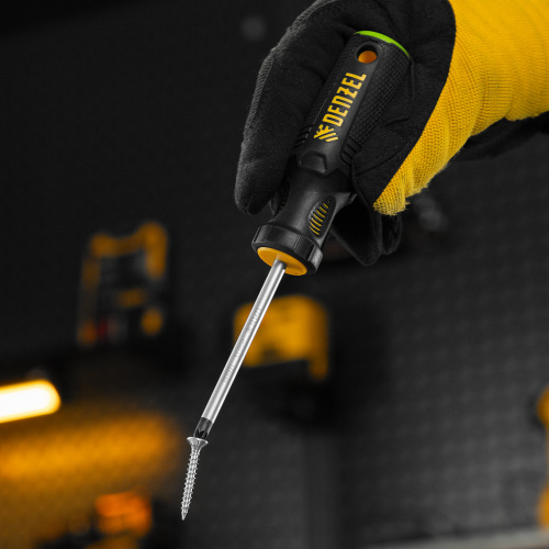 Отвертка, PZ1x75 мм, S2, 3к рукоятка Denzel по ценам производителя в Казани с доставкой по всей России