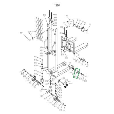 Ролик подвильный 74х58 для TRV черный полиуретановый купить в Москве с доставкой по всей России | ProtosMarket.ru