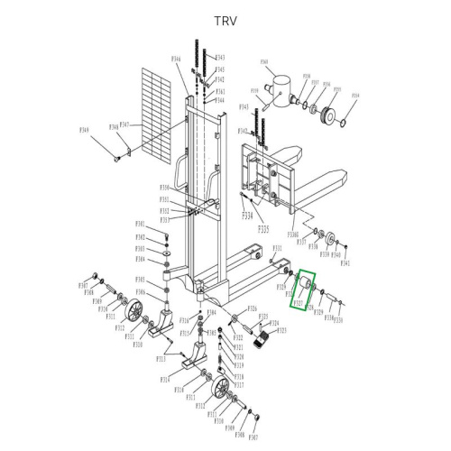 Ролик подвильный 74х58 для TRV черный полиуретановый по ценам производителя в Казани с доставкой по всей России