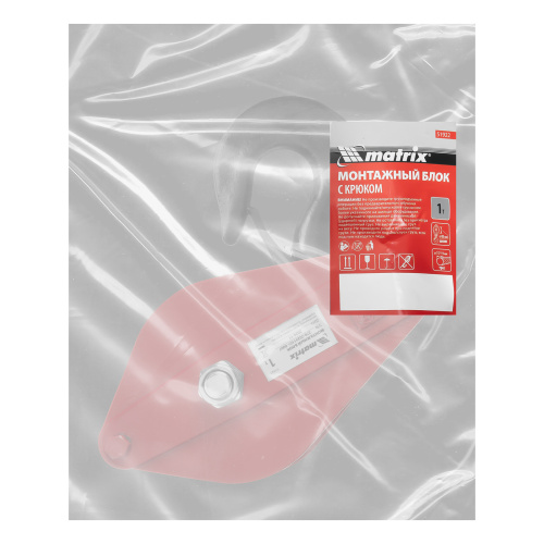 Блок монтажный с крюком, 0.5 т Matrix по ценам производителя в Казани с доставкой по всей России