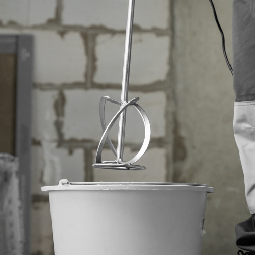 Насадка для миксера, для тяжелых растворов, 140 х 590 мм, оцинкованная, хвостовик резьба М14 Сибртех купить в Москве с доставкой по всей России | ProtosMarket.ru