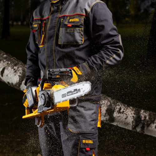 Цепная пила аккумуляторная бесщеточная RCS400-36, Li-ion, 36 В, 4 Ач, шина 400 мм Denzel купить в Москве с доставкой по всей России | ProtosMarket.ru