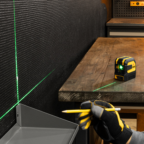 Лазерный уровень LX 03 Green, 30 м, 520 нм, резьба 1/4" Denzel купить в Москве с доставкой по всей России | ProtosMarket.ru