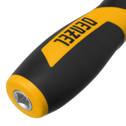 Набор инструментов, 1/2", 1/4", CrV, S2, пластиковый кейс, 64 предмета Denzel по ценам производителя в Казани с доставкой по всей России