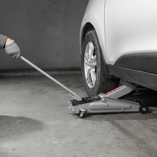 Домкрат гидравлический подкатный, 3 т, высота подъема 130-410 мм Matrix купить в Москве с доставкой по всей России | ProtosMarket.ru