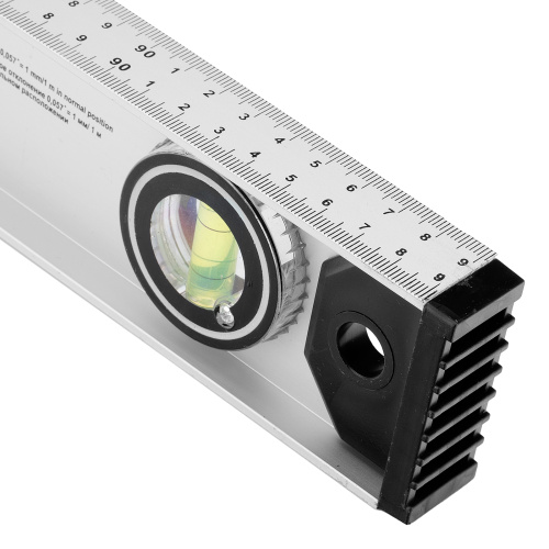 Уровень алюминиевый "Рельс", 1000 мм, 3 глазка (1 поворотный) Matrix по ценам производителя в Казани с доставкой по всей России