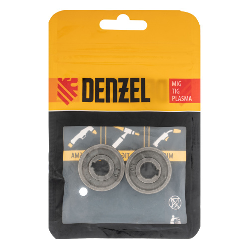 Подающий ролик, зубчатый профиль под флюсовую проволоку 0,8-1мм, 2 шт Denzel купить в Москве с доставкой по всей России | ProtosMarket.ru