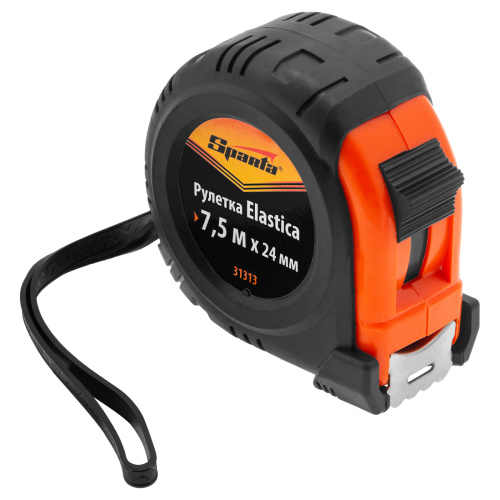 Рулетка Elastica,7,5 м х 24 мм,обрезиненный корпус Sparta по ценам производителя в Казани с доставкой по всей России