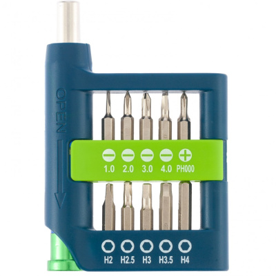 Отвертка для точных работ с набором бит, 21 шт, CrV Сибртех купить в Москве с доставкой по всей России | ProtosMarket.ru