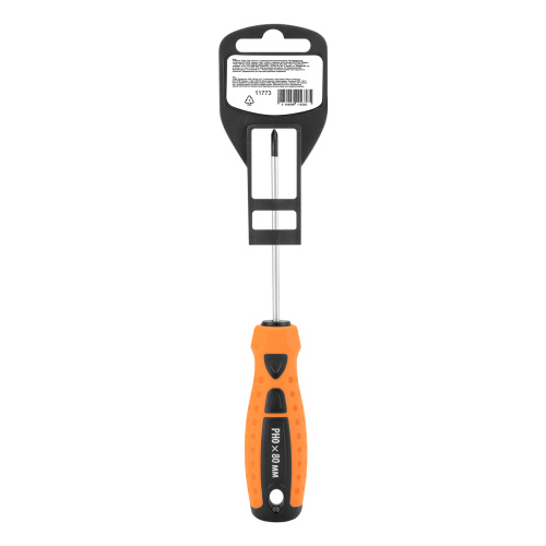 Отвертка "Point", PH0 х 80 мм, CS, двухкомпонентная рукоятка Sparta купить в Москве с доставкой по всей России | ProtosMarket.ru