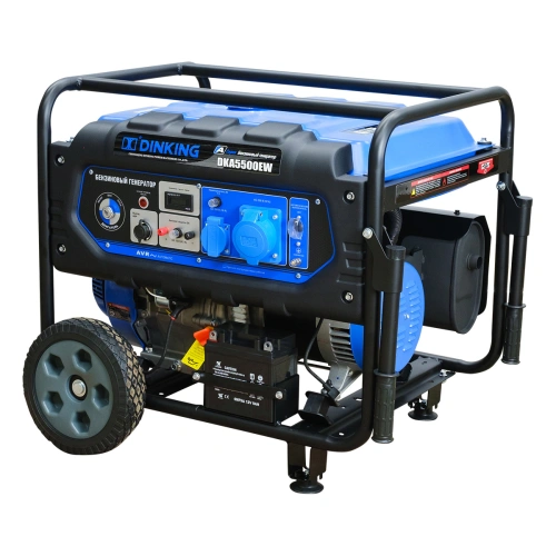 Генератор бензиновый Dinking DKA5500EW (5,5кВт, электростартер, 15лс, колёса) купить в Москве с доставкой по всей России | ProtosMarket.ru