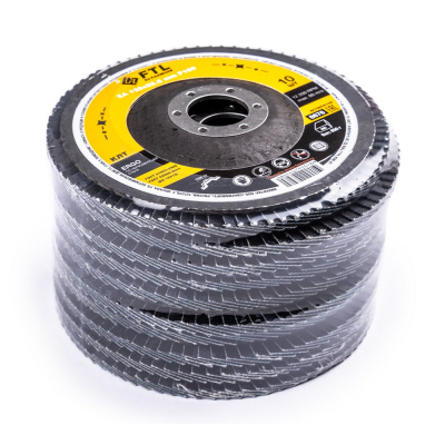 Круг лепестковый для шлифования по нержавеющей стали FTL Ergo 27 цирконий 125 х 22,2 мм P100 по ценам производителя в Казани с доставкой по всей России