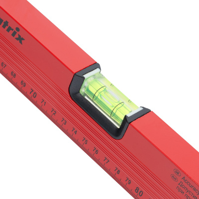 Уровень алюминиевый, 1500 мм, 3 глазка, красный, линейка Matrix по ценам производителя в Казани с доставкой по всей России