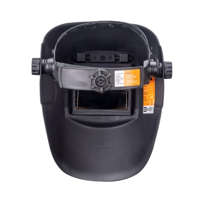 Маска сварщика ГЛАДИАТОР "черная" С5  (пр-во FoxWeld) с откидным стеклом купить в Москве с доставкой по всей России | ProtosMarket.ru