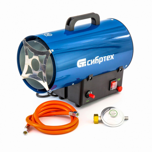 Газовая тепловая пушка СТГ-10, 10 кВт, 300 м3/ч, пропан-бутан Сибртех по ценам производителя в Казани с доставкой по всей России