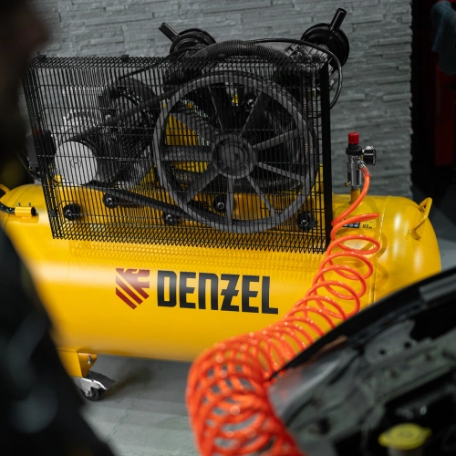 Компрессор воздушный рем. привод BCV 5500-T/270, 5,5 кВт, 270 литров, 850 л/мин Denzel купить в Москве с доставкой по всей России | ProtosMarket.ru
