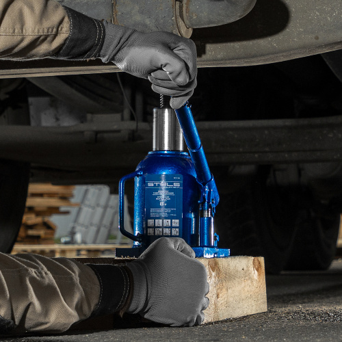 Домкрат гидравлический бутылочный телескопический, 8 т, H подъема 170-430 мм Stels купить в Москве с доставкой по всей России | ProtosMarket.ru