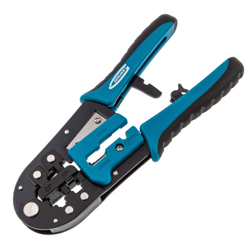 Клещи для обжима телефонных и компьютерных клемм RJ-45, 6P, 8P и RJ-11/12, 6P, 8P Gross купить в Москве с доставкой по всей России | ProtosMarket.ru