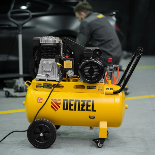 Компрессор воздушный рем. привод BCI 2100/50, 2,1 кВт, 50 литров, 400 л/мин Denzel по ценам производителя в Казани с доставкой по всей России