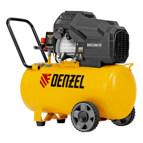 Компрессор воздушный DKV2200/50, Х-PRO 2.2 кВт, 400 л/мин, 50 л Denzel купить в Москве с доставкой по всей России | ProtosMarket.ru