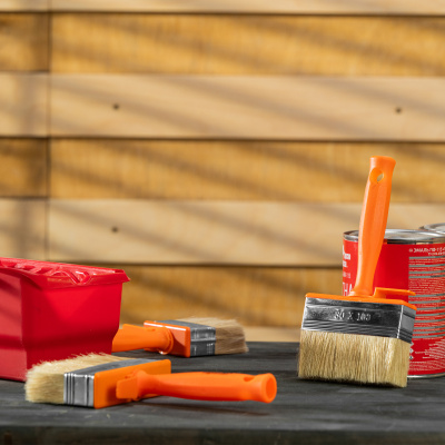 Кисть-ракля, 30х100 мм, натуральная щетина, пластмассовый корпус, пластмассовая ручка Sparta купить в Москве с доставкой по всей России | ProtosMarket.ru