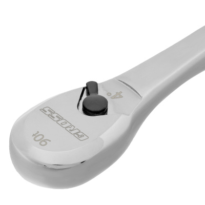 Ключ-трещотка 1/4", CrV, 90 зубьев, усиленный, хром Gross купить в Москве с доставкой по всей России | ProtosMarket.ru