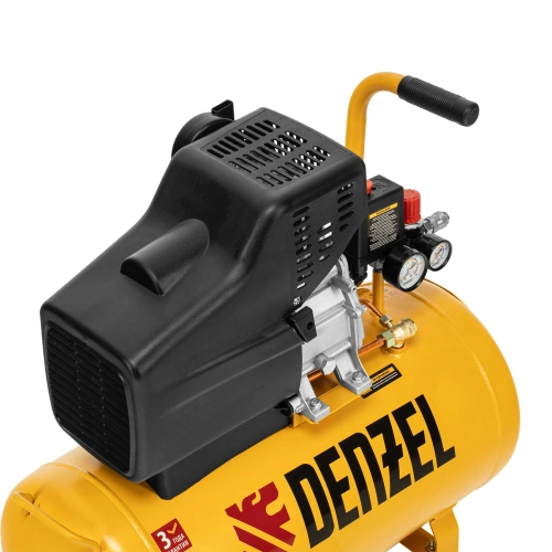 Компрессор воздушный, прямой привод DC1500/50, 1.5 кВт, 50 литров, 220 л/мин Denzel по ценам производителя в Казани с доставкой по всей России