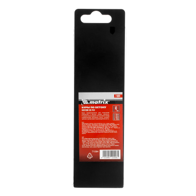 Набор буров по бетону, 5-6-8-10 х 160 мм, 4 шт, в пластиковой коробке, SDS Plus Matrix купить в Москве с доставкой по всей России | ProtosMarket.ru