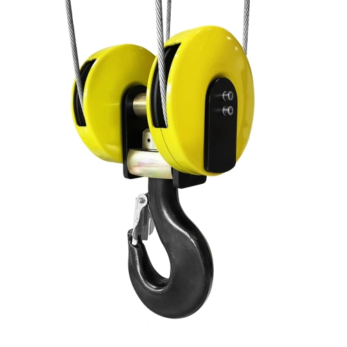 Крюковая подвеска OCALIFT для канатного тельфера 10т двухрольная 4/1 купить в Москве с доставкой по всей России | ProtosMarket.ru