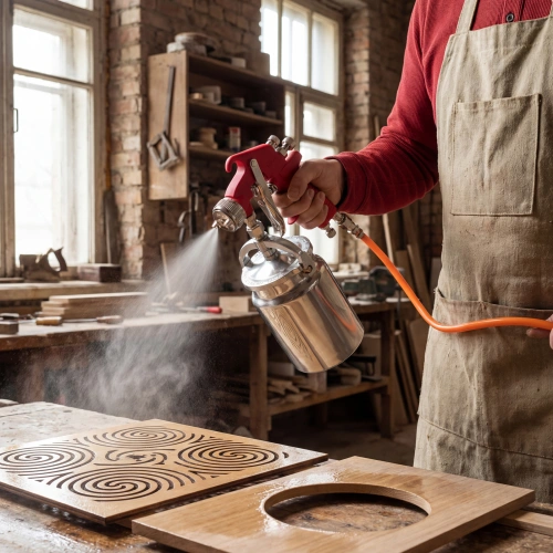 Краскораспылитель HP пневмат. с нижним бачком V= 1 л, сопло диаметром 1.8 мм Matrix купить в Москве с доставкой по всей России | ProtosMarket.ru