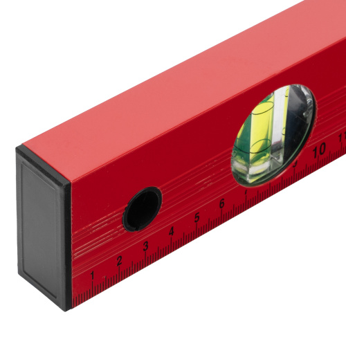 Уровень алюминиевый, 1000 мм, 3 глазка, красный, линейка Matrix по ценам производителя в Казани с доставкой по всей России