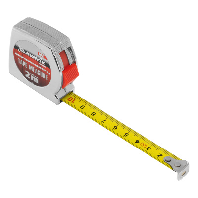 Рулетка Chrom,2 м x 13 мм,хромированный корпус Matrix по ценам производителя в Казани с доставкой по всей России