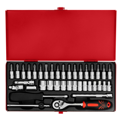 Набор инструментов, 1/4", 38 предметов Matrix купить в Москве с доставкой по всей России | ProtosMarket.ru