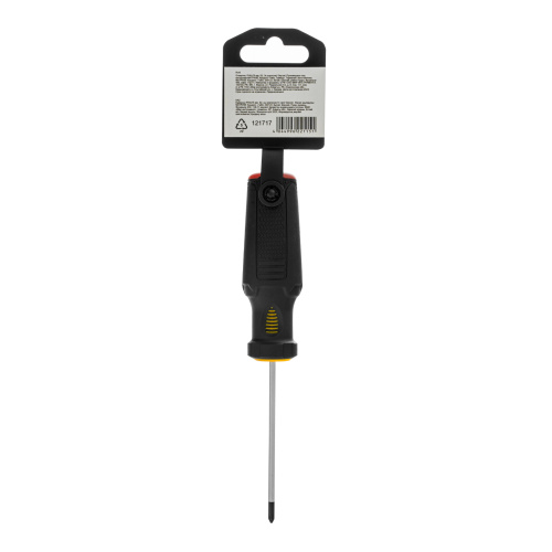 Отвертка, PH0х75 мм, S2, 3к рукоятка Denzel по ценам производителя в Казани с доставкой по всей России