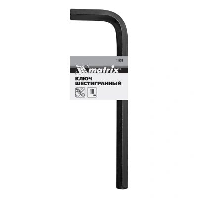 Ключ имбусовый HEX, 10 мм, CrV Matrix купить в Москве с доставкой по всей России | ProtosMarket.ru