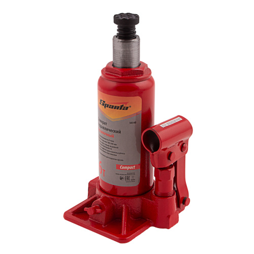 Домкрат гидравлический бутылочный, 6 т, h подъема 180–340 мм Sparta Compact купить в Москве с доставкой по всей России | ProtosMarket.ru