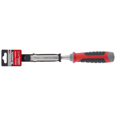 Долото-стамеска, 16 мм, 60 CrV, трехкомпонентная обрезиненная рукоятка Matrix купить в Москве с доставкой по всей России | ProtosMarket.ru