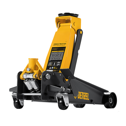 Домкрат гидравлический подкатной 3 т, с фиксатором, быстрый подъем, 135-480 мм, профессиональный Denzel купить в Москве с доставкой по всей России | ProtosMarket.ru