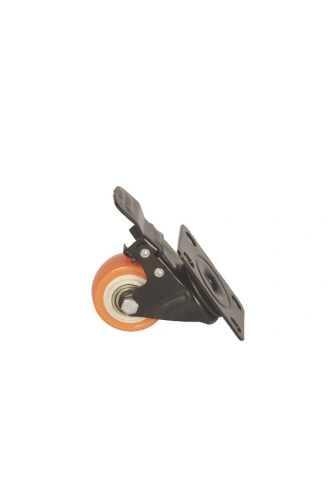 Колесо мебельное поворотное SCzb 25 50 мм с тормозом по ценам производителя в Казани с доставкой по всей России