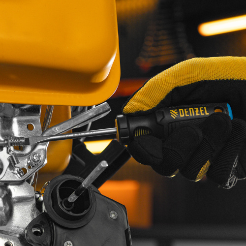 Отвертка, SL5x75 мм, S2, 3к рукоятка Denzel по ценам производителя в Казани с доставкой по всей России